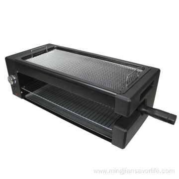 18L Smokeless Barbecue Grill Rolling Toaster Oven